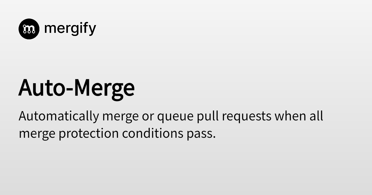 Auto-Merge